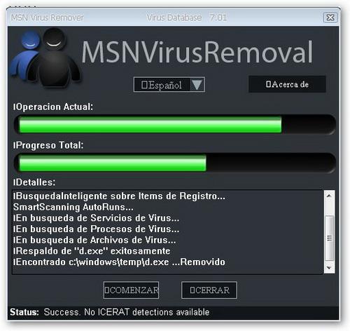 MSN Virus Remover 4.40 - Download, herunterladen 4.40