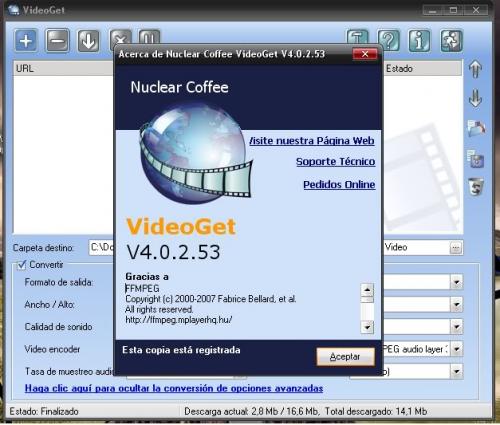 VideoGet 3.0.2.48 - Download, herunterladen  3.0.2.48